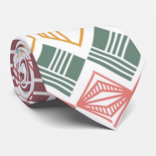 Boho Pattern Krawatte (Gerollt)