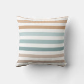 Boho Pattern Personalisierte Geburtsstaates Kissen (Rückseite)