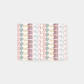 Boho Pattern Post-it Klebezettel (Vorderseite)