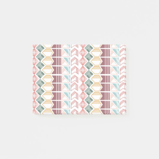Boho Pattern Post-it Klebezettel (Vorderseite)