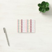 Boho Pattern Post-it Klebezettel (Büro)