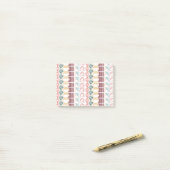 Boho Pattern Post-it Klebezettel (Auf Schreibtisch)