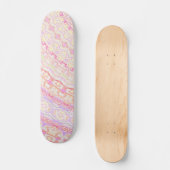 Boho Pattern Skateboard (Vorderseite)