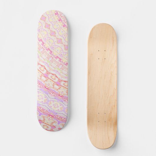 Boho Pattern Skateboard (Vorderseite)