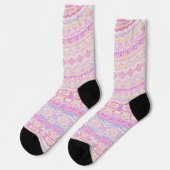 Boho Pattern Socken (Linkes Detail)