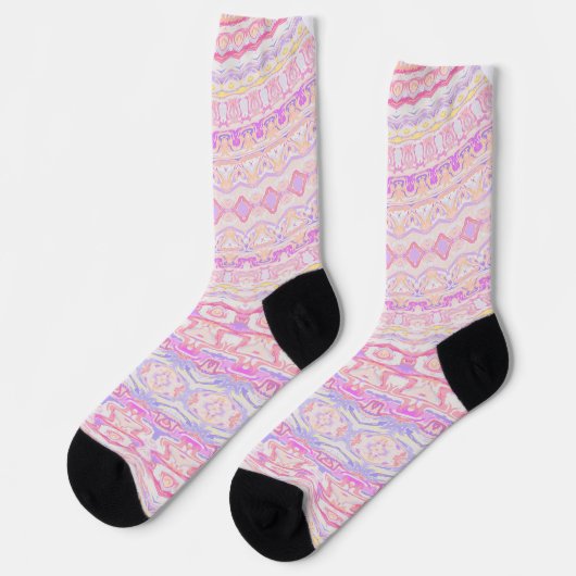 Boho Pattern Socken (Linkes Detail)