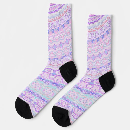 Boho Pattern Socks Socken (Linkes Detail)