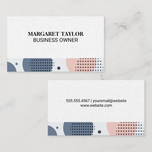 Boho Pattern Visitenkarte (Vorne/Hinten)