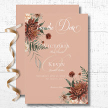 Boho Peach & Rust Blues Peach Blush Wedding