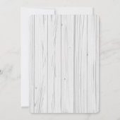 Boho Peas in einer Pod Baby Dusche Danke, Card Twi Einladung (Rückseite)