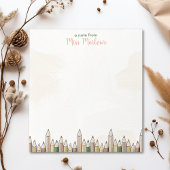 Boho Pencils Lehrer Wertschätzung Personalisiert Notizblock