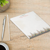 Boho Pencils Lehrer Wertschätzung Personalisiert Notizblock