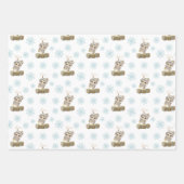 Boho Penguin Baby Boy Geschenkpapier Set (Vorderseite 2)