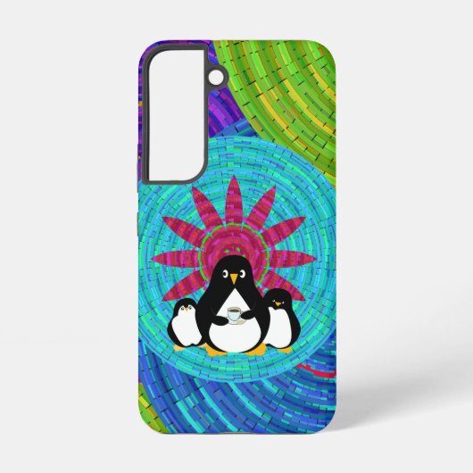 BoHo Penguins Samsung Galaxy Hülle (Rückseite)