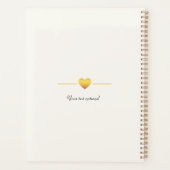 BOHO Personalisierbar Foto Hochzeit Planner Planer (Rückseite)