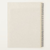 Boho Personalisierter Jahresplanner mit Individuel Planer (Rückseite)