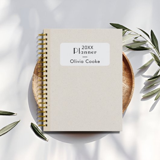 Boho Personalisierter Jahresplanner mit Individuel Planer