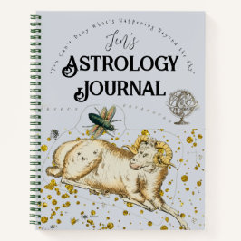 Boho Persönlicher Name Astrology Journal Planner Notizblock