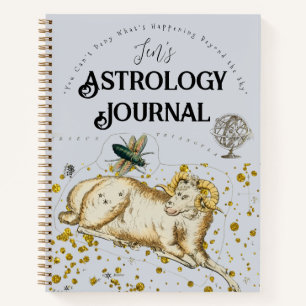 Boho Persönlicher Name Astrology Journal Planner Notizblock