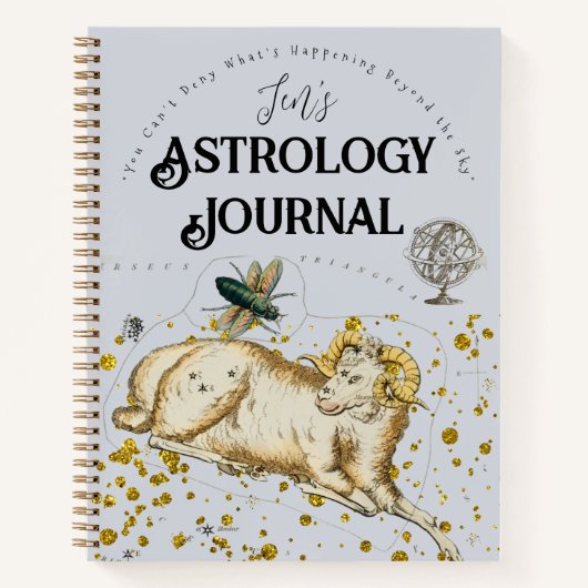 Boho Persönlicher Name Astrology Journal Planner Notizblock (Vorderseite)