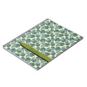 Boho Pfauenfeder Notizbuch Notizblock (Linke Seite)