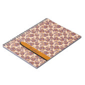 Boho Pfauenfeder Notizbuch Notizblock (Linke Seite)