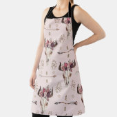 Boho Pfeile und Schädel, Aquarellmuster. Schürze (InSitu)