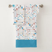 Boho Pfeile und Sun V11 ID748 Badhandtuch Set (Insitu)