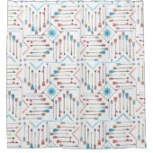 Boho Pfeile und Sun V11 ID748 Duschvorhang (Vorderseite)