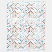 Boho Pfeile und Sun V11 ID748 Fleecedecke (Vorderseite)