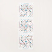 Boho Pfeile und Sun V11 Sq ID748 Yogamatte (Rückseite)