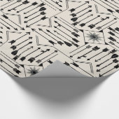 Boho Pfeile und Sun V12 ID748 Geschenkpapier (Ecke)