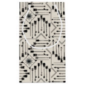 Boho Pfeile und Sun V12 ID748 Kleine Geschenktüte (Rückseite)