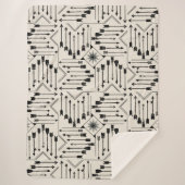 Boho Pfeile und Sun V12 ID748 Sherpadecke (Vorderseite)