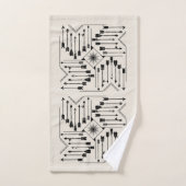 Boho Pfeile und Sun V12 Sq ID748 Badhandtuch Set (Handtuch)