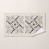 Boho Pfeile und Sun V12 Sq ID748 Badhandtuch Set (Handtuch)