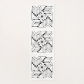 Boho Pfeile und Sun V12 Sq ID748 Yogamatte (Rückseite)