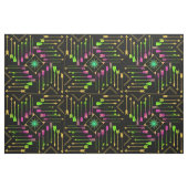 Boho Pfeile und Sun V3 Neon Black ID748 Stoff (Fat Quarter (45,7 x 55,9 cm))