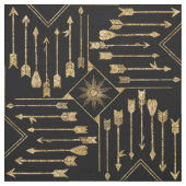 Boho Pfeile und Sun V8 Gold ID748 Stoff (Muster)