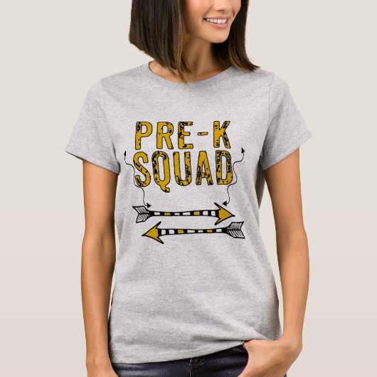 Boho Pfeile vor dem K Squad Personalisierter T - S T-Shirt (Vorderseite)