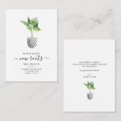 Boho Pflanze Änderung der Adressenverschiebung Ank Mitteilungskarte (Vorne/Hinten)