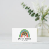 Boho Pflanze Lover Bio Master Gardener Kinderzimme Visitenkarte (Stehend Vorderseite)