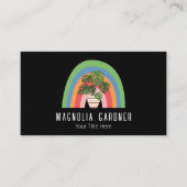 Boho Pflanze Lover Bio Master Gardener Kinderzimme Visitenkarte (Vorderseite)