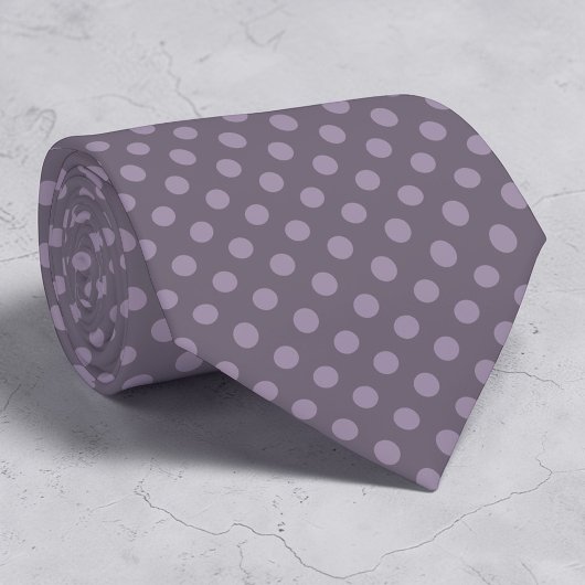 Boho-Pflaume-Mini-Polka-Punkte-Krawatte Krawatte