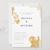 Boho Philippines Sun Wedding Invitation Filipino Einladung (Vorderseite)
