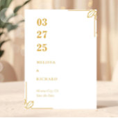 Boho Philippines Sun Wedding Save the Date Card