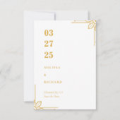 Boho Philippines Sun Wedding Save the Date Card (Vorderseite)