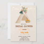 Boho picknicken Party Brautdusche Einladung (Vorderseite)
