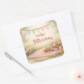 Boho Picnic Party Outdoor Birthday Sticker (Umschlag)