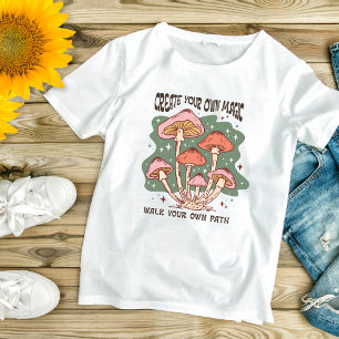 Boho Pilze Inspirierend Motivierend T-Shirt
